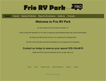 Tablet Screenshot of friorvpark.com